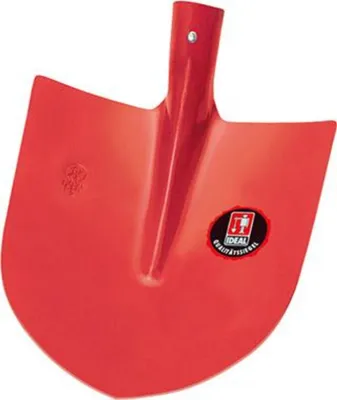 Produktbild von Idealspaten Frankfurter Schaufel ohne Stiel, rot, Gr. 5