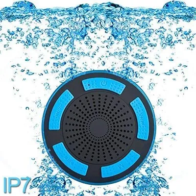 Image de Haut-parleur de douche de haute qualité, haut-parleur portable étanche sans fil Bluetooth 4.0 IP67 avec son HD Super Bass et lumière LED qui respire