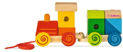 Obrázek produktu pro Eichhorn Train, 1 rok/roky, Dřevo, Vícebarevný