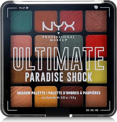 Produktbild von NYX Professional Makeup Ultimate Shadow Palette (Paradise Shock) 16 x 0,8 g