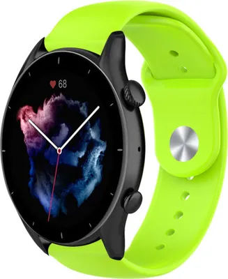 Produktbild von Strap-it Amazfit GTR 3 (Pro) Sportarmband (Hellgrün)