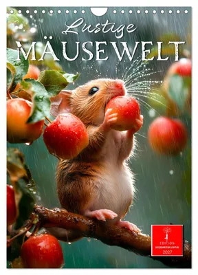 Produktbild von Lustige Mäusewelt (Wandkalender 2027 DIN A4 hoch), CALVENDO Monatskalender