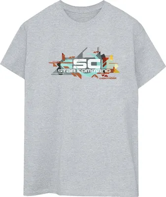Produktbild von Disney - "Lightyear Star Command Graphic Title" T-Shirt für Damen BI50322 (S) (Grau)