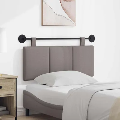 Produktbild von "Neues Produkt" Hängevorderseite Wandmontiert - CLORIS - Taupe 110x55x5 cm Stoff - Kopfteile V3308