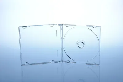Produktbild von 5 Mini DVD CD Hüllen 8cm slimcase clear
