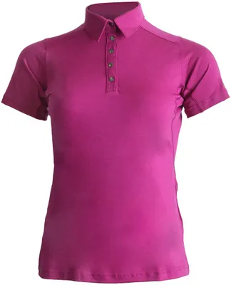 Immagine prodotto di Lasting, camicia polo da donna in merino, colore rosa