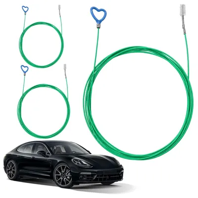 Reinigungsbürsten-Set 3-tlg. 2/3/5 m für Autoabflüsse