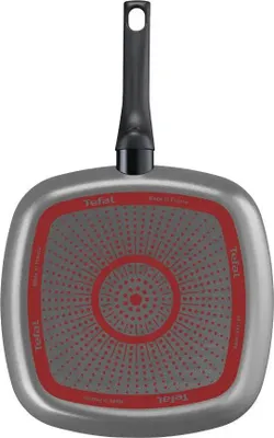 Image de TEFAL Poêle à steak B5694053 Easy Plus Grill, Diamètre 26 cm, Poignée fixe