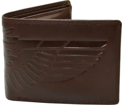 Produktbild von flevado Wild Adler Geldbörse Biker Börse Voll Leder Herren RFID Schutz Querformat braun