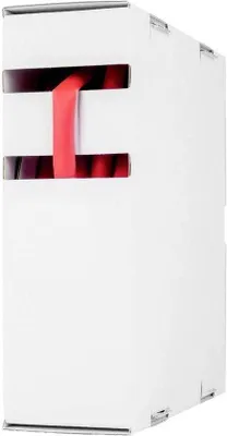 Produktbild von Rotes Schlauchband 640 mm 320 mm - Klemverhältnis 2:1 - 10 m
