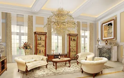 Produktbild von Casa Padrino Luxus Barock Wohnzimmer Set Creme / Braun - 2 Barock Sofas & 2 Barock Sessel & 1 Barock Couchtisch - Luxus Wohnzimmer Möbel im Barockstil - Edel & Prunkvoll