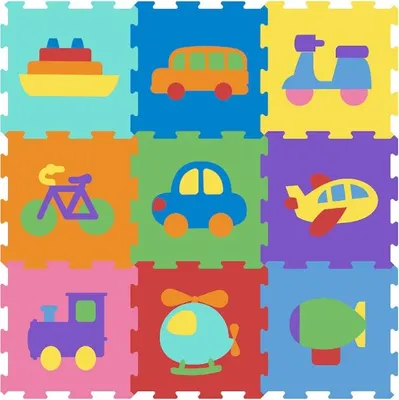 Produktbild von Schaumstoffmatte Fahrzeuge SmilyPlay SP84356 43564