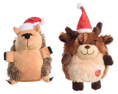 Weihnachtsmann-Figuren, 2 Modelle, singend & tanzend, mehrfarbig