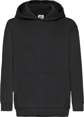 Productafbeelding van Fruit of the Loom - "Classic" hoodie voor kinderen, model FK3255 (maat 152-158) (zwart)