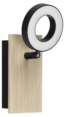 Obrázek produktu pro EGLO RIELVES, LED, 500 lm, 220-240 V, Černá, Hnědá