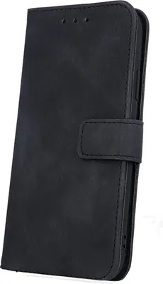 Produktbild von Smart Velvet Case Tasche Hülle kompatibel mit Samsung Galaxy A13 4G Cover Magnet Buch-Tasche Schwarz