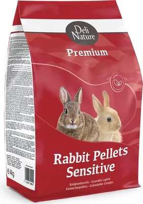 Zdjęcie produktu dla Deli Nature Rabbit Pellet Sensitive 4kg - kompletna karma dla królików Deli Nature