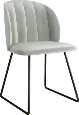 Produktbild von MIRJAN24 Stuhl Ozevro, Polsterstuhl, Esszimmerstuhl, Beine aus Metall, 58x52x80 cm (Farbe: Magic Velvet 2240)