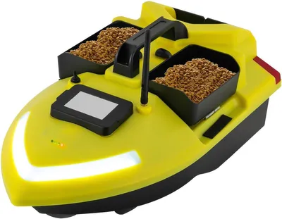 Productafbeelding van RC visboot - Afstandsbediend - 500 meter bereik - GPS - Dubbele motoren