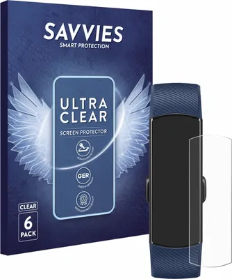 Produktbild von 6x Für Huawei Honor Band 4 / 5 Schutzfolie Savvies Displayschutz Display Schutz Folie Klar Transparent