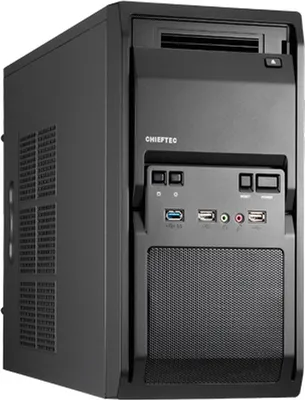 Produktbild von Chieftec LT-01B-OP, Mini Tower, PC, Schwarz, micro ATX, SECC, Heimbüro