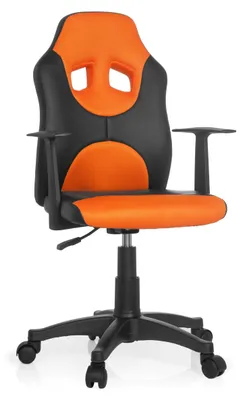 Obrázek produktu pro hjh OFFICE dětská otočná židle KID GAME AL stolní židle pro děti výškově nastavitelná s područkami Imitace kůže