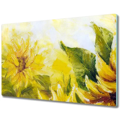 Produktbild von Glas Schneidebrett Herdabdeckplatten Schneideplatten - 80x52 cm - Berge Wasserfall