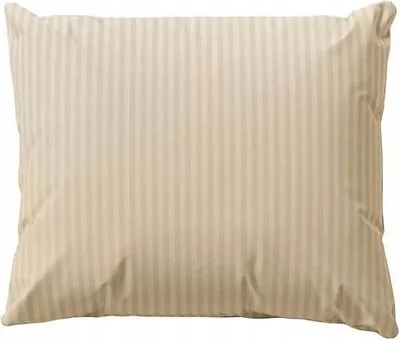 Zdjęcie produktu dla Poszewka na poduszkę, poszewka na poduszkę do spania, adamaszek, 100% bawełna, paski 40x40 piaskowy beż
