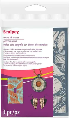 Produktbild von Sculpey Siebdruckschablonen - Natur