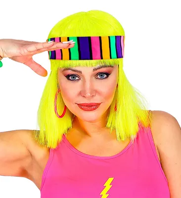 Produktbild von Extravagantes 80s Kopfband für Damen Bunt