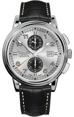 Immagine prodotto di Orologio da uomo Aviator, colore nero, modello aviator-V.2.45.0.411.4