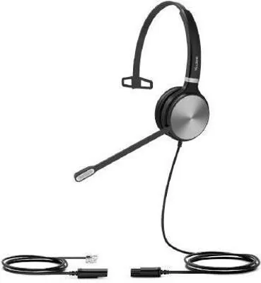 Produktbild von Yealink YHS36, Kabelgebunden, 20 - 20000 Hz, Büro/Callcenter, 124 g, Kopfhörer, Schwarz, Silber