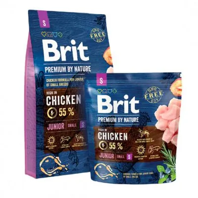 Produktbild von BRIT Premium by Nature S Junior - Trockenfutter für Hunde - 8 kg