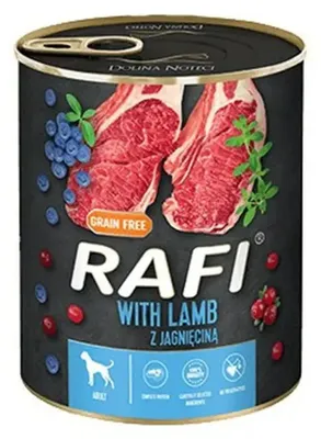 Produktbild von Dolina Noteci Rafi Nassfutter für Hunde mit Lammfleisch - 800g