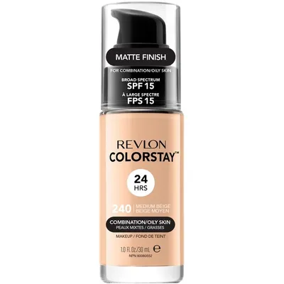 Immagine prodotto di Revlon ColorStay SPF15 Fondotinta liquido per pelli miste e grasse 240 Beige medio, 30 ml