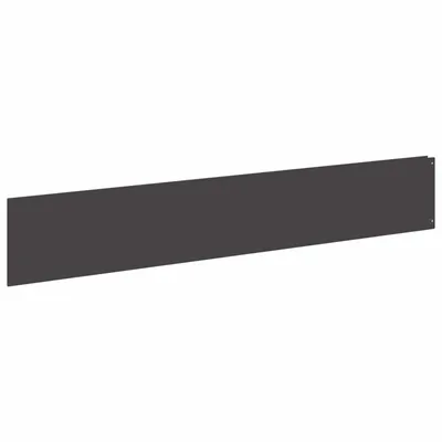 Produktbild von vidaXL Rasenkante 20 stk. 100 x 18 cm Stahl Schwarz