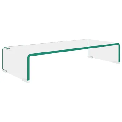 Immagine prodotto di vidaXL Tavolo TV/schermo in vetro trasparente 60x25x11 cm