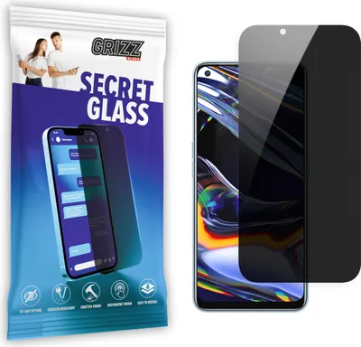 Zdjęcie produktu dla Szkło do ochrony prywatności GrizzGlass SecretGlass dla Realme 9 Pro