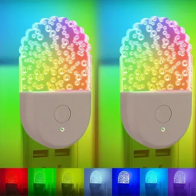 Obrázek produktu pro Stmívatelné noční lampičky do dětského pokoje – noční světlo – senzor – dětské lampičky – stmívatelné – bílé – USB – lampičky do zásuvky