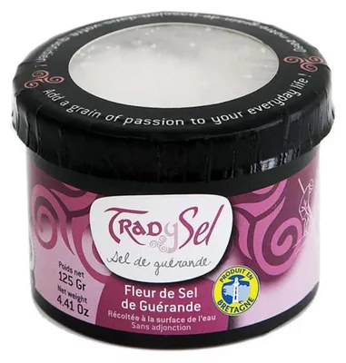 Produktbild von TRAD Y SEL Fleur de Sel aus Guérande - Feines Meersalz, 125 Gramm
