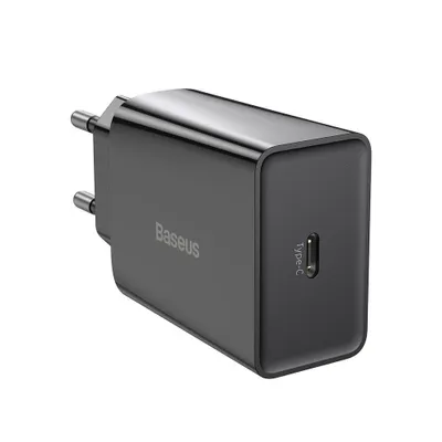 Produktbild von Baseus Speed Mini Schnellladegert, Usb-C, Pd, 3A, 20W (Schwarz)