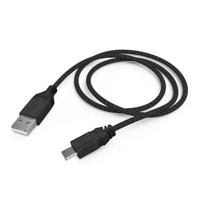 Produktbild von Hama 00054681, 2 m, USB A, USB 2.0, Männlich/Männlich, Schwarz