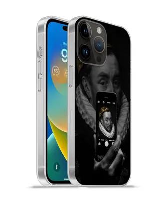 Produktbild von MuchoWow® Handyhülle Schutzhülle Hülle für Apple iPhone 14 Pro Max Wilhelm von Oranien - Gemälde - Selfie Silikon Softcase Handy Hülle - Hardcover