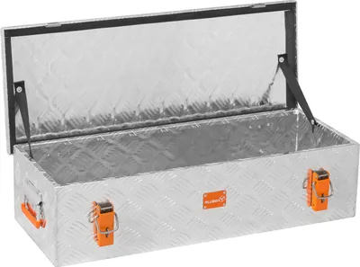 Produktbild von Extra leichte Riffelblechbox 48 Liter - 82,5 cm x 34 cm x 20 cm - 5,5 kg - 48 Liter