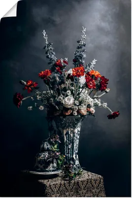 Produktbild von ARTland Poster Mohnblumen Stilleben Größe: 80x120 cm