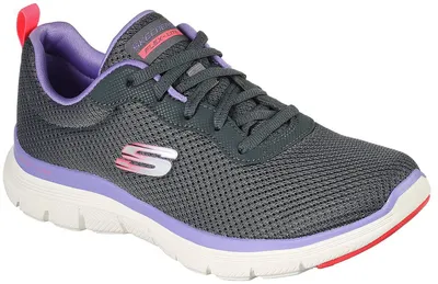 Produktbild von Skechers Flex Appeal 4.0 Brilliant View Charcoal / Lavender Größe EU 43