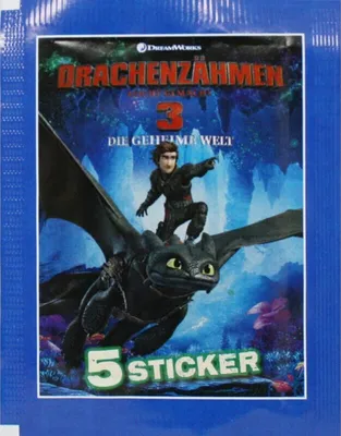 Image de Dragons 3 - Le monde secret - Autocollants à collectionner - 1 sachet