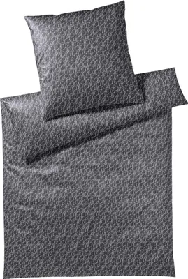 Produktbild von JOOP! Mako-Satin-Bettwäsche-Garnitur Ornament Farbe Stone Größe 155x220+80x80 cm AL