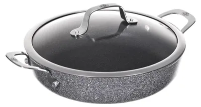 Produktbild von Ballarini Salina Granitium Bratpfanne, tief mit 2 Griffen, Granit, 28 cm 75002-810-0