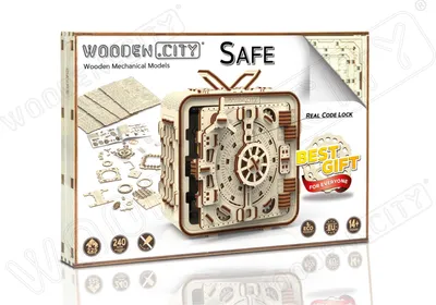Immagine prodotto di WOODEN CITY 3D puzzle sicuro 225 pezzi